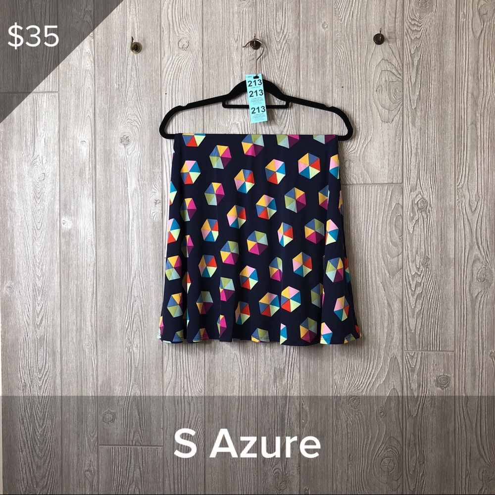 LuLaRoe azure skirt